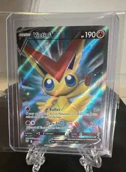 Pokemon Battle Styles: Victini V 144/163 Full Art Ultra Rare - NM - Image 3