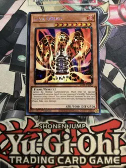 Lava Golem Platinum Secret Rare RA01-EN001 Yugioh - Image 1