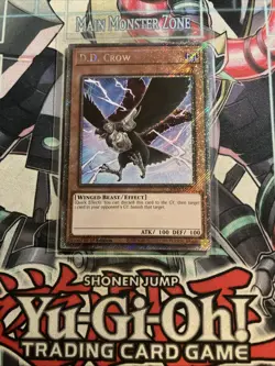 D.d. Crow Platinum Secret Rare RA02-EN002 Yugioh - Image 1