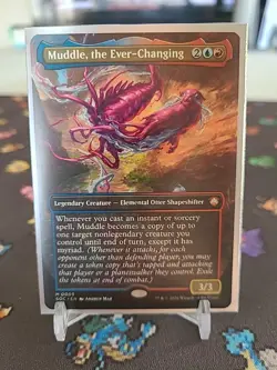 Muddle, the Ever-Changing Regular Borderless Secrets of Strixhaven MTG - Image 1