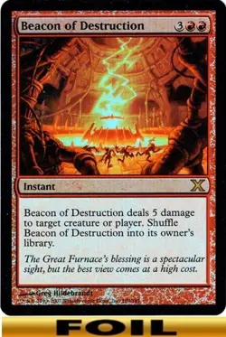 Beacon of Destruction - FOIL - 10th Edition - NM MTG - Image 1