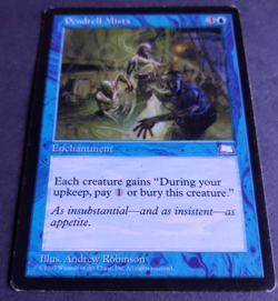 MTG Pendrell Mists | Weatherlight | LP | Rare Enchantment | Old Border | - Image 2