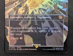 MTG FOIL Aettir and Priwen- DAMAGED -Final Fantasy Magic # 350 - Image 4
