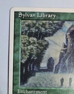 Sylvan Library - Rare NM - MTG 4th Edition - ⚔B&B - Image 2