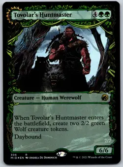Tovolar's Huntmaster (Showcase) Foil R Innistrad: Midnight Hunt 306 NM - Image 1