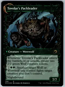 Tovolar's Huntmaster (Showcase) Foil R Innistrad: Midnight Hunt 306 NM - Image 2