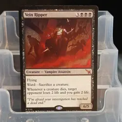 Magic: The Gathering Vein Ripper Murders at Karlov Manor Black Mythic Creature - Image 1
