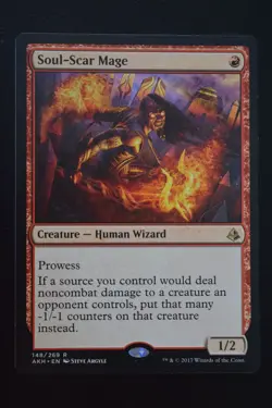Magic The Gathering MTG SOUL-SCAR MAGE Amonkhet LP Lightly Played - Image 1