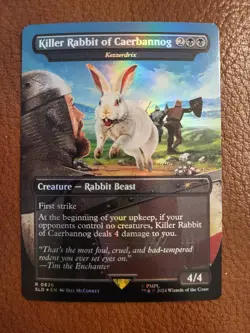 Killer Rabbit of Caerbannog / Kezzerdrix *FOIL Borderless* [SLD] Secret Lair - Image 1
