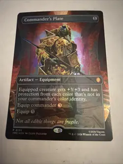 Commander's Plate (Borderless) Commander: Teenage Mutant Ninja Turtles Foil - Image 1