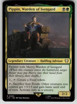 Pippin, Warden of Isengard Commander: The Lord of the Rings 65 MTG NM - Image 1
