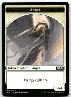 Angel Token #1 (NM) Core Set 2019 M19 Magic MTG - Image 1