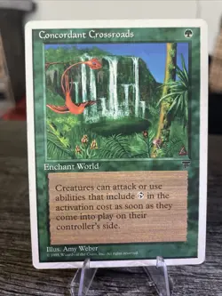 Concordant Crossroads - MTG Magic the Gathering - LEGENDS Edition - Image 1