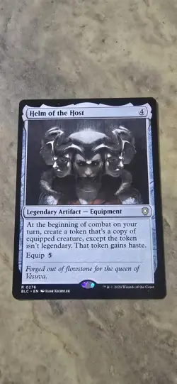 Helm of the Host Commander: Bloomburrow Regular Legendary Artifact Rare MTG NM - Image 1