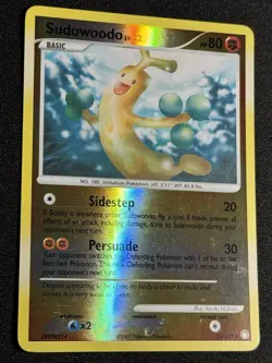Pokemon TCG Mysterious Treasures Sudowoodo 35/123 Reverse Holo - Image 2