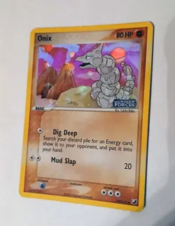 Onix 65/115 Pokemon EX Unseen Forces Reverse Pokeball Holo Stamped 2005 - LP - Image 4