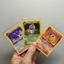 Pokemon Team Rocket lot 3 Card 1st Ed Dark Dragonair Dark Flareon Dark Arbok - Image 1