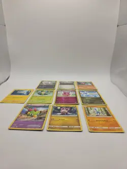 Lot of 10 Pokemon Cards Base Set including Natu Noibat Meditite Inkay Dragonair - Image 2