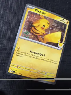 Fart Swirl 🌀 Pikachu 051/162 Cosmos Holo Rare Pokemon Day Promo 2026 TCG NM - Image 1