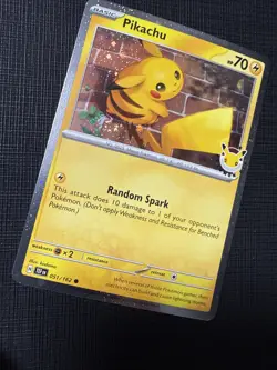 Fart Swirl 🌀 Pikachu 051/162 Cosmos Holo Rare Pokemon Day Promo 2026 TCG NM - Image 2