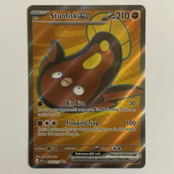 Pokemon TCG Ascended Heroes Stunfisk EX Full Art 252/217 NM Single! - Image 1