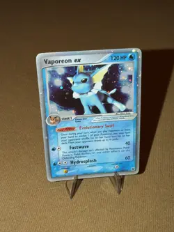 2005 Pokemon EX Delta Species Vaporeon Holo #110/113 - NEAR MINT - Image 3