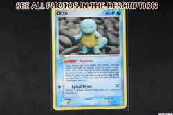 Pokemon Ditto Squirtle 64/113 EX Delta Species 2005 Yuka Morii Art LP (CS) - Image 1