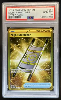 2024 Pokemon Surging Sparks Night Stretcher #251/191 PSA 10 GEM MINT - Image 1