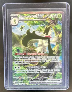 2023 Pokemon SV Paldea Evolved Meowscarada ex Special Illustration Rare #256/193 - Image 1