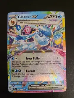 Glaceon ex - 026/131 - Double Rare - Prismatic Evolutions - Pokemon TCG NM - Image 3