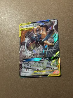 Lucario & Melmetal GX 120/214 Holo GX Rare Unbroken Bonds Pokemon Near Mint - Image 2