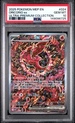 2025 POKEMON MEP ULTRA-PREMIUM COLLECTION PROMO #024 ORICORIO EX PSA 10 - Image 1