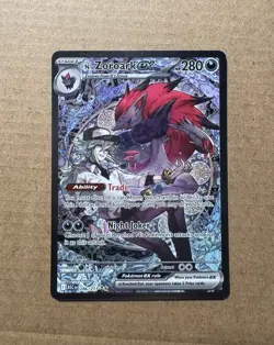 Pokemon N's Zoroark EX 286/217 Ascended Heroes Special Illustration Rare (SIR) - Image 1