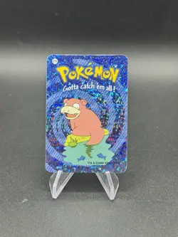 Slowpoke Holo Pokemon Vintage 2000 Vending Prism Sticker Nintendo Rare - Image 1