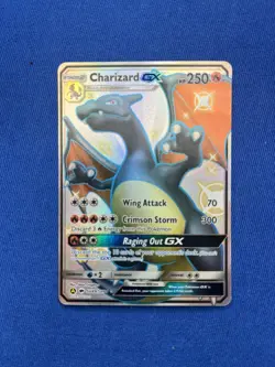 Pokemon Charizard GX SV49/SV94 Shiny Holo Rare Hidden Fates NM/M - Image 1