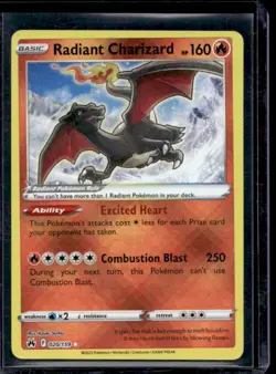 2023 Pokemon SWSH Crown Zenith Radiant Charizard #020/159 - Image 1