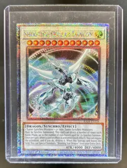 2025 Yu-Gi-Oh 1st Edition Shooting Ouasar Dragon Secret Rare #RA04-EN158 - Image 1