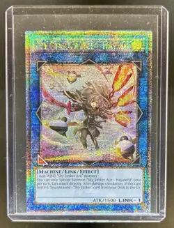 2025 Yu-Gi-Oh 1st Edition Sky Striker Ace Secret Rare SR #RA04-EN073 - Image 1