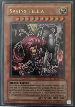 YuGiOh Sphinx Teleia Ultra Rare EP1-EN003 - Image 1