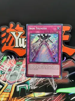 Yu-Gi-Oh! Iron Thunder RA05-EN079 Secret Rare 1st Ed NM - Image 1