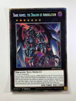 Dark Armed, the Dragon of Annihilation MP25-EN036 Starlight Rare 1st Card NM - Image 1