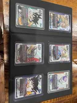Bandai Dragon Ball Super Card Game Holo Leader & Battle Card Lot 7 Goku, Frieza - Image 2