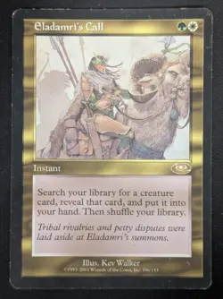 MTG Eladamri's Call- DAMAGED -Planeshift Magic the Gathering Card # 106 - Image 1