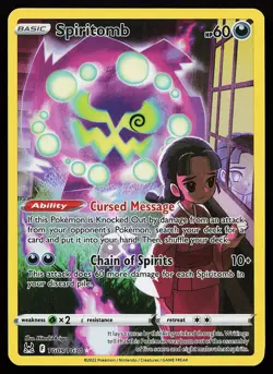 Spiritomb TG09/TG30 Holo Lost Origin Trainer Gallery Pokemon Card - Image 1