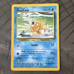 Vintage Magikarp Pokemon Card - 35/102 - Non Holo - Base Set - WOTC 1999 NM - Image 1