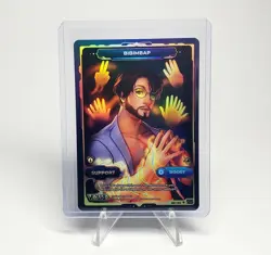 VCard Awakened Worlds Secret Rare Bibimbap Support Card 1st Edition - Image 1