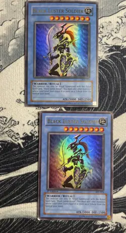 Yu-Gi-Oh! Black Luster Soldier SYE-024 1st Edition and Unlimited, 2 cards - Image 1