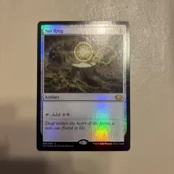 *FOIL* Sol Ring - MTG Magic The Gathering - Commander Collection: Green - NM - Image 1