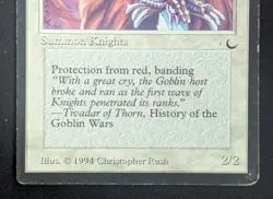 MTG Knights of Thorn- DAMAGED -The Dark Magic the Gathering Card #147 - Image 4