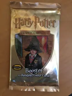 Harry Potter Card Game Base Set Booster Pack New Sealed 2001 WOTC RARE - Image 1